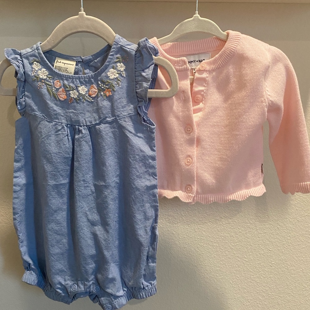 Sammy + Nat cardigan with FI embroidered jumper